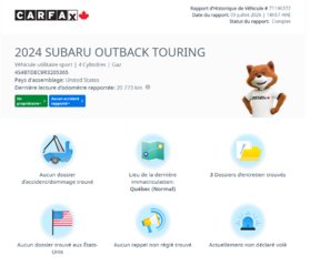 Subaru Outback Touring AWD | 8 PNEUS | TOIT | CARPLAY | CAMÉRA +++ 2024 à Laval, Québec - 2 - w320h240px