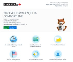 Volkswagen Jetta Comfortline SPORT PACK | TOIT | CARPLAY | CUIR +++ 2023 à Laval, Québec - 2 - w320h240px