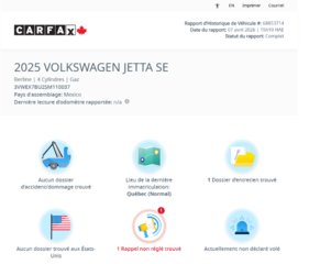 2025 Volkswagen Jetta Comfortline | DÉMARREUR | CUIR | CARPLAY | CAMÉRA +++ in Laval, Quebec - 2 - w320h240px
