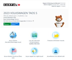 Volkswagen Taos Trendline 4MOTION | BAS KM | CARPLAY | CAMÉRA | SIÈGES CHAUFFANTS +++ 2023 à Laval, Québec - 2 - w320h240px