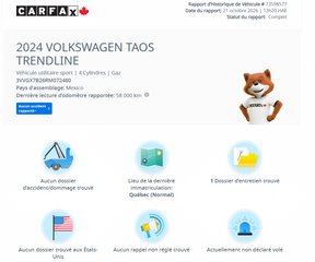 2024 Volkswagen Taos Trendline 4MOTION | CARPLAY | CAMÉRA | SIÈGES & VOLANT CHAUFFANTS +++ in Laval, Quebec - 3 - w320h240px