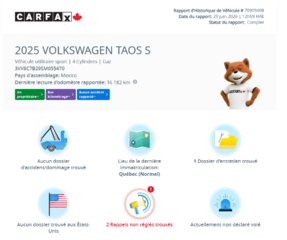 2025 Volkswagen Taos Trendline 4MOTION | CARPLAY | CAMÉRA | BAS KM +++ in Laval, Quebec - 2 - w320h240px