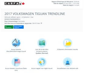 2017 Volkswagen Tiguan Trendline | CAMÉRA | BLUETOOTH | AIR CLIMATISÉ +++ in Laval, Quebec - 3 - w320h240px