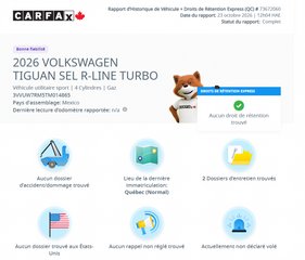 2026 Volkswagen Tiguan Highline R-Line Turbo 4MOTION | CAMÉRA 360 | HARMAN KARDON | NAV | TOIT PANO | CUIR | CARPLAY +++ in Laval, Quebec - 3 - w320h240px
