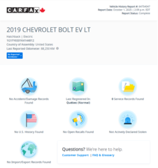2019 Chevrolet Bolt EV LT in Notre-Dame-des-Prairies, Quebec - 6 - w320h240px