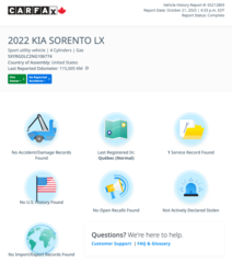 2022 Kia Sorento LX in Notre-Dame-des-Prairies, Quebec - 3 - w320h240px