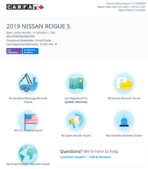 2019 Nissan Rogue SV in Notre-Dame-des-Prairies, Quebec - 6 - w320h240px