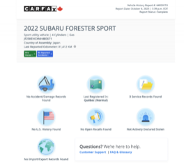 Subaru Forester Sport 2022 à Notre-Dame-des-Prairies, Québec - 5 - w320h240px