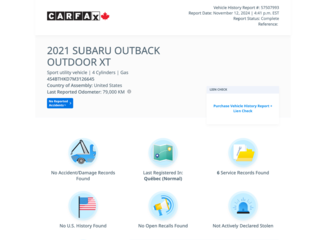 2021  Outback Outdoor XT in Notre-Dame-des-Prairies, Quebec - 6 - w320h240px