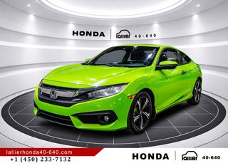 Honda Civic Coupe Touring/TRÈS RARE VERT/14 DOSSIERS ENTRETIENT 2017 à Lachenaie, Québec - 3 - w320h240px