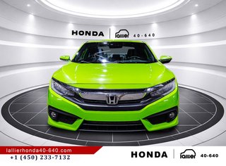 Honda Civic Coupe Touring/TRÈS RARE VERT/14 DOSSIERS ENTRETIENT 2017 à Lachenaie, Québec - 2 - w320h240px