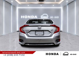 Honda Civic Sedan LX/UN PROPRIÉTAIRE/JAMAIS ACCIDENTÉ 2019 à Montréal, Québec - 6 - w320h240px