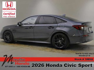 2026 Honda Civic Sedan in Antigonish, Nova Scotia - 4 - w320h240px