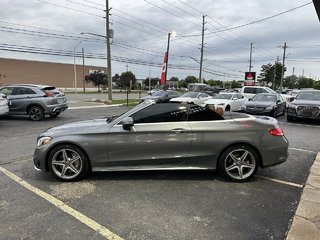 2018  C-Class C 300 4MATIC CABRIOLET   BURMESTER   BROWN LEATHER in Oakville, Ontario - 5 - w320h240px