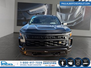 2022 Chevrolet SILVERADO 1500 4WD CREW CAB 147 CUSTOM in Chicoutimi, Quebec - 2 - w320h240px