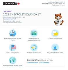 2022 Chevrolet Equinox LT | Cam | USB | Bluetooth | HtdSeats