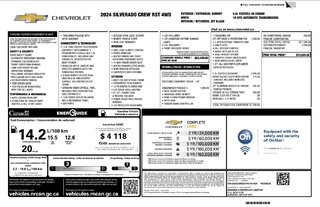 2024 Chevrolet SILVERADO 1500 RST | Cam | USB | HtdWheel | Bluetooth