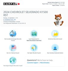 2024 Chevrolet SILVERADO 1500 RST | Cam | USB | HtdWheel | Bluetooth