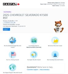 2025 Chevrolet Silverado 1500 RST | Nav | Cam | USB | HtdSeats