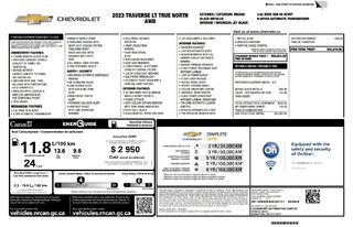 2023 Chevrolet TRAVERSE LT True North | Leather | Roof | HtdWheel | Cam in Saint John, New Brunswick - 2 - w320h240px