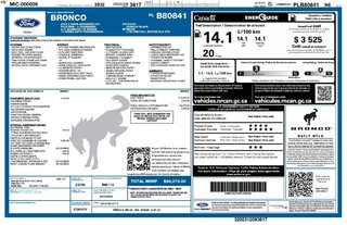 2023 Ford Bronco Wildtrak | Leather | Nav | Cam | USB in Saint John, New Brunswick - 2 - w320h240px
