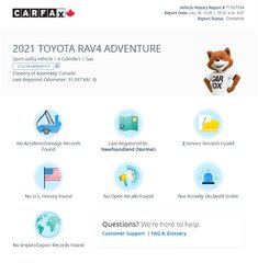2021 Toyota RAV4 Trail | Leather | Roof | Heated/Cooled Seats | Cam