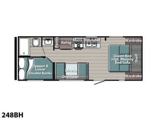 2025 FRONT QUEEN - DOUBLE REAR BUNKS - GALLET KITCHEN 2025 Gulf Stream in Winnipeg, Manitoba - 6 - w320h240px