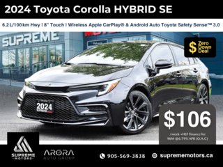 2024 Toyota Corolla HYBRID SE in Mississauga, Ontario - 2 - w320h240px