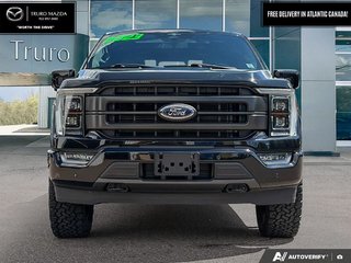 2023 Ford F150 SUPERCREW LARIAT $197/WK+TX! ONE OWNER! ULTRA LOW KMS! PANO ROOF!