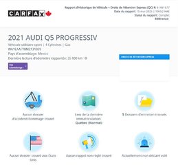 Audi Q5 Progressiv TOIT PANO | CUIR | NAV | CAM | BAS KM! 2021 à Laval, Québec - 2 - w320h240px