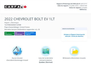 Chevrolet Bolt EV 1LT 2022 à Laval, Québec - 2 - w320h240px