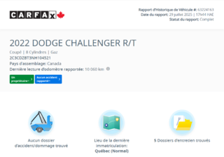 2022 Dodge Challenger R/T BLACKTOP | TOIT | AUDIO ALPINE | NAV  | BAS KM in Laval, Quebec - 2 - w320h240px
