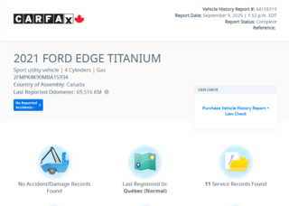 2021 Ford Edge Titanium | TOIT PANO | NAV | DÉMARREUR | +++ in Laval, Quebec - 3 - w320h240px