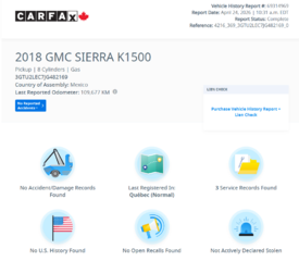 GMC Sierra 1500 DÉMARREUR | COUVRE BOÎTE | 8 ROUES +++ 2018 à Laval, Québec - 2 - w320h240px