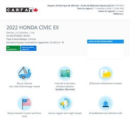 Civic EX 2022 à Laval, Québec - 2 - w320h240px