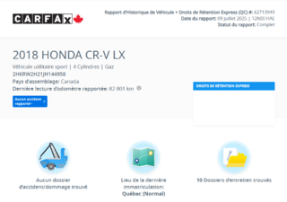Honda CR-V LX AWD | CAMÉRA | BLUETOOTH | BAS KM! | +++ 2018 à Laval, Québec - 2 - w320h240px