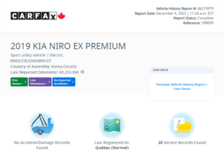 2019 Kia Niro EV SX Touring BAS KM | TOIT | CUIR | CARPLAY | in Laval, Quebec - 2 - w320h240px