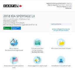 2018  Sportage LX | BLUETOOTH | 8 ROUES | BAS KM | CARPLAY | ++++ in Laval, Quebec - 2 - w320h240px