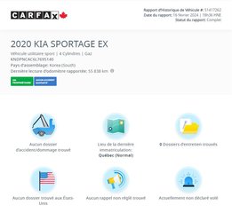 2020  Sportage EX AWD | TOIT PANO | CARPLAY | CAMÉRA | 8 ROUES ++ in Laval, Quebec - 2 - w320h240px