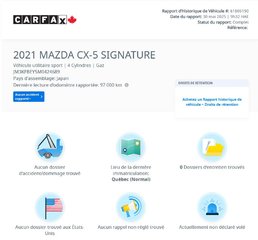 2021 Mazda CX-5 Signature AWD | TOIT | CUIR | CARPLAY | CAMÉRA in Laval, Quebec - 3 - w320h240px