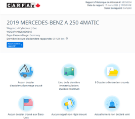 2019 Mercedes-Benz A-Class A 250 4MATIC | TOIT | CARPLAY | CAMÉRA | CUIR +++ in Laval, Quebec - 2 - w320h240px