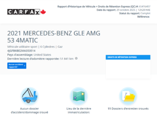 2021 Mercedes-Benz GLE 53 AMG  NIGHT PACK + EXCLUSIVE PACK + PREMIUM PACK in Laval, Quebec - 2 - w320h240px