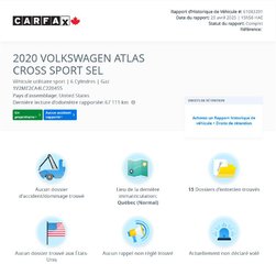 Volkswagen Atlas Cross Sport Comfortline V6 | PANO | CARPLAY | CUIR | DÉMARREUR 2020 à Laval, Québec - 2 - w320h240px