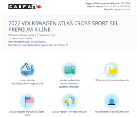 Volkswagen Atlas Cross Sport Execline R-Line TOIT PANO | CUIR | NAV | CARPLAY 2022 à Laval, Québec - 2 - w320h240px