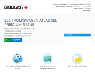 2024 Volkswagen Atlas Execline | BAS KM | DEMARREUR | CARPLAY | CUIR | in Laval, Quebec - 2 - w320h240px