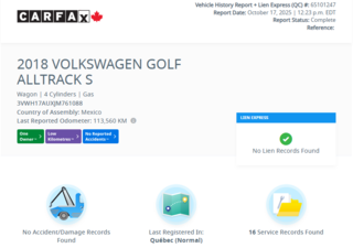 Volkswagen Golf Alltrack Execline | BAS KM | TOIT PANO | AWD | CAM | +++ 2018 à Laval, Québec - 2 - w320h240px