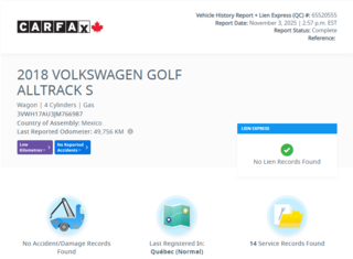 2018 Volkswagen Golf Alltrack Execline | BAS KM | TOIT PANO | AWD | CAM | +++ in Laval, Quebec - 2 - w320h240px