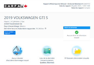 2019 Volkswagen Golf GTI 228HP | CARPLAY | CAMÉRA | BLUETOOTH | BAS KM!! in Laval, Quebec - 2 - w320h240px