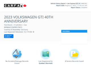 2023 Volkswagen Golf GTI 40th Anniversary DSG | 241HP | CARPLAY | +++ in Laval, Quebec - 2 - w320h240px