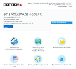 2019 Volkswagen Golf R DSG | NAV | CUIR | CARPLAY | AWD | BAS KM!! in Laval, Quebec - 2 - w320h240px